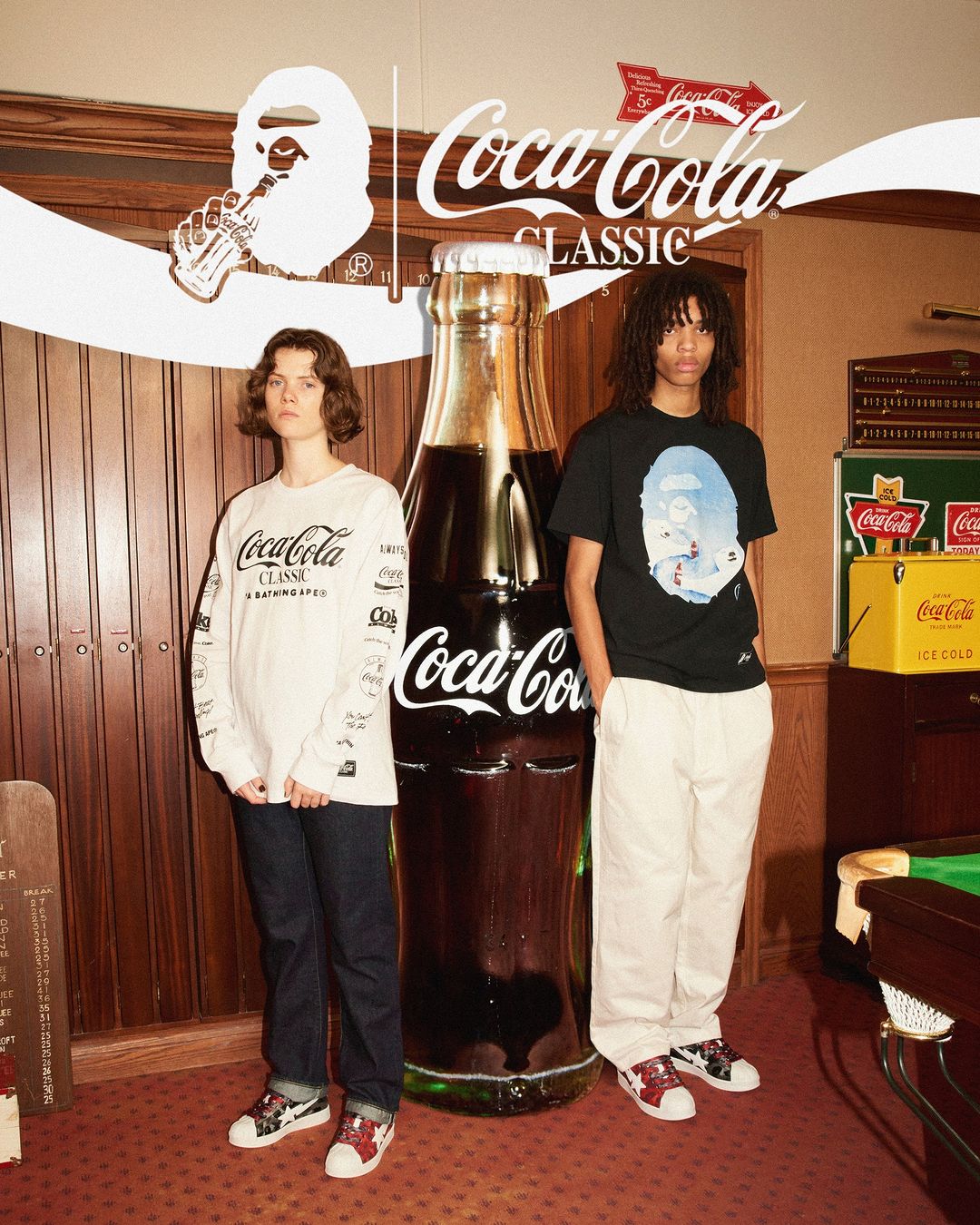 A BATHING APE® x COCA-COLA® 再度合作– 潮乐志& 潮库CKOO